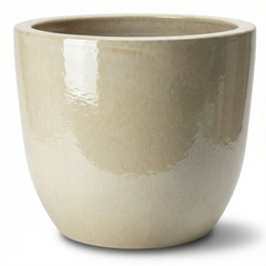 Doniczka ceramiczna LANCELOT - Perłowa