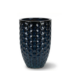 Doniczka ceramiczna MEROVEE - Lodowo-niebieska - L (30 cm x 45 cm)