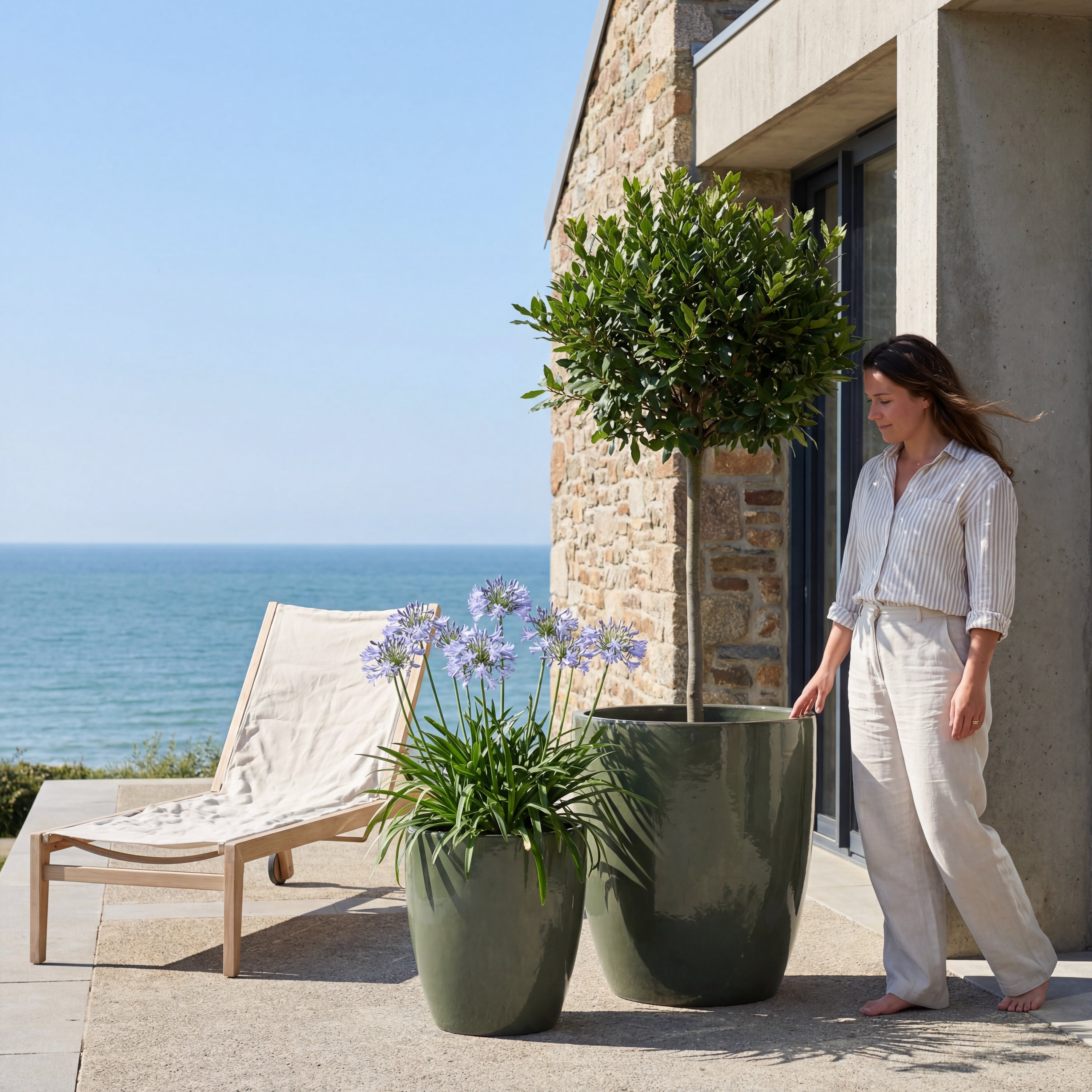 Keramický květináč MAZARIN - doplňující náhled