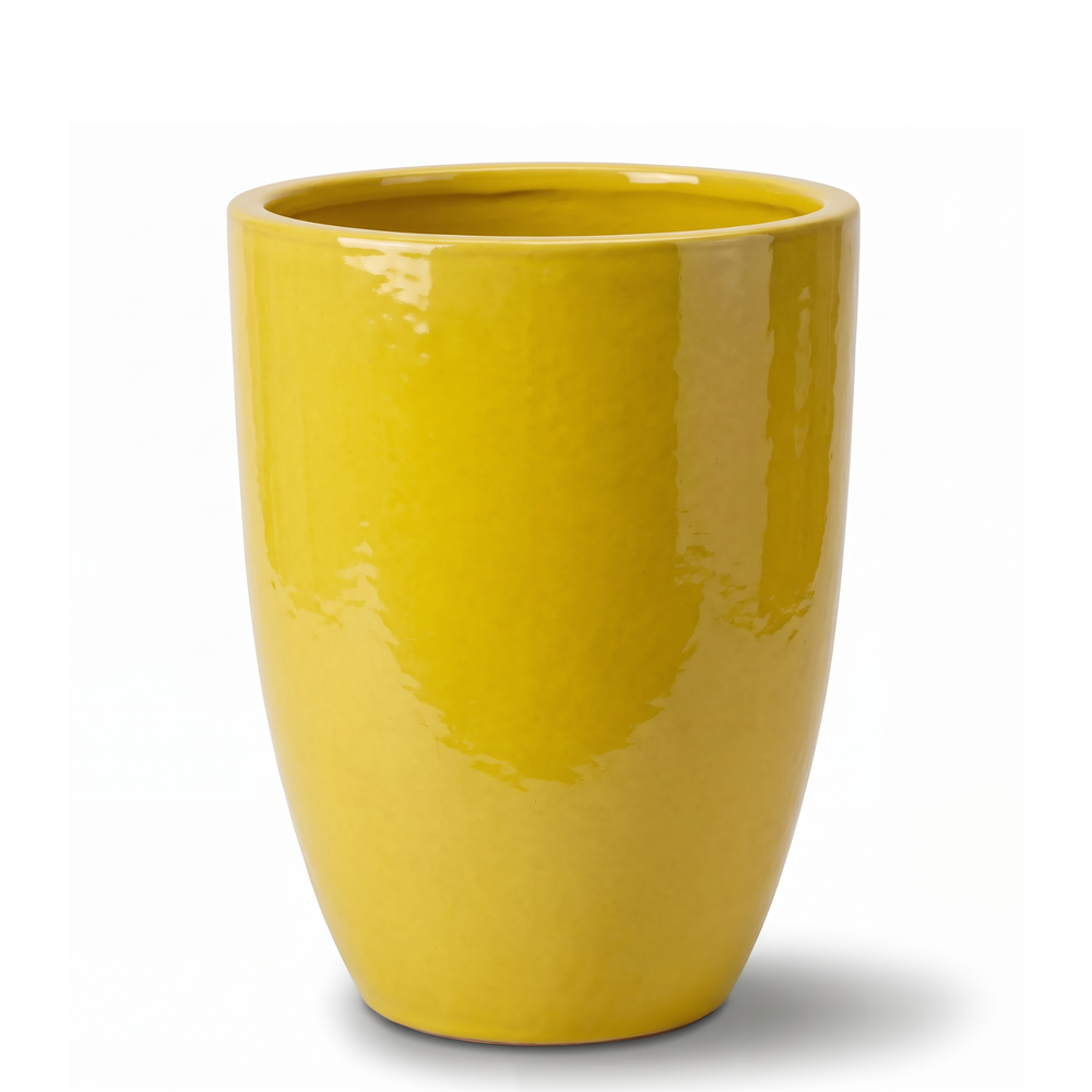 Doniczka ceramiczna Mazarin 2 - Żółta - XL (45 x 60 cm)
