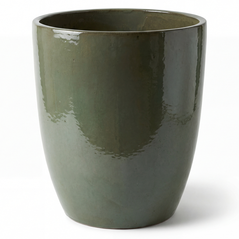 Doniczka ceramiczna Mazarin - Khaki - L (37 x 49 cm)