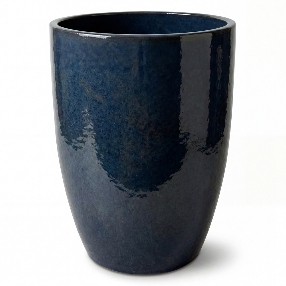 Doniczka ceramiczna Mazarin - Szafirowa - L (37 x 49 cm)