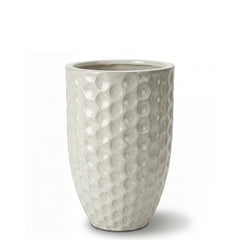 Doniczka ceramiczna MEROVEE - Kremowa - M (23 x 35 cm)