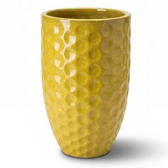 Doniczka ceramiczna MEROVEE - Żółta