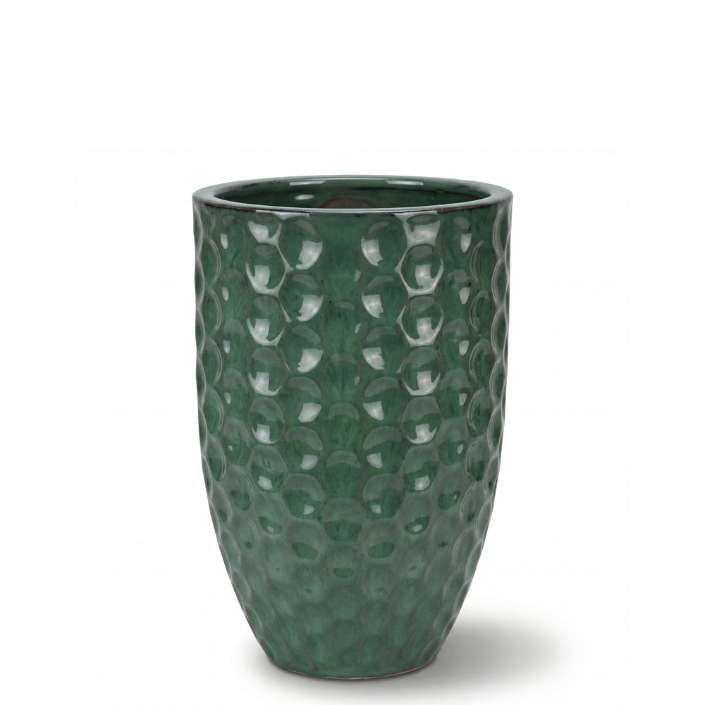 Doniczka ceramiczna MEROVEE - Nefryt - M (23 x 35 cm)