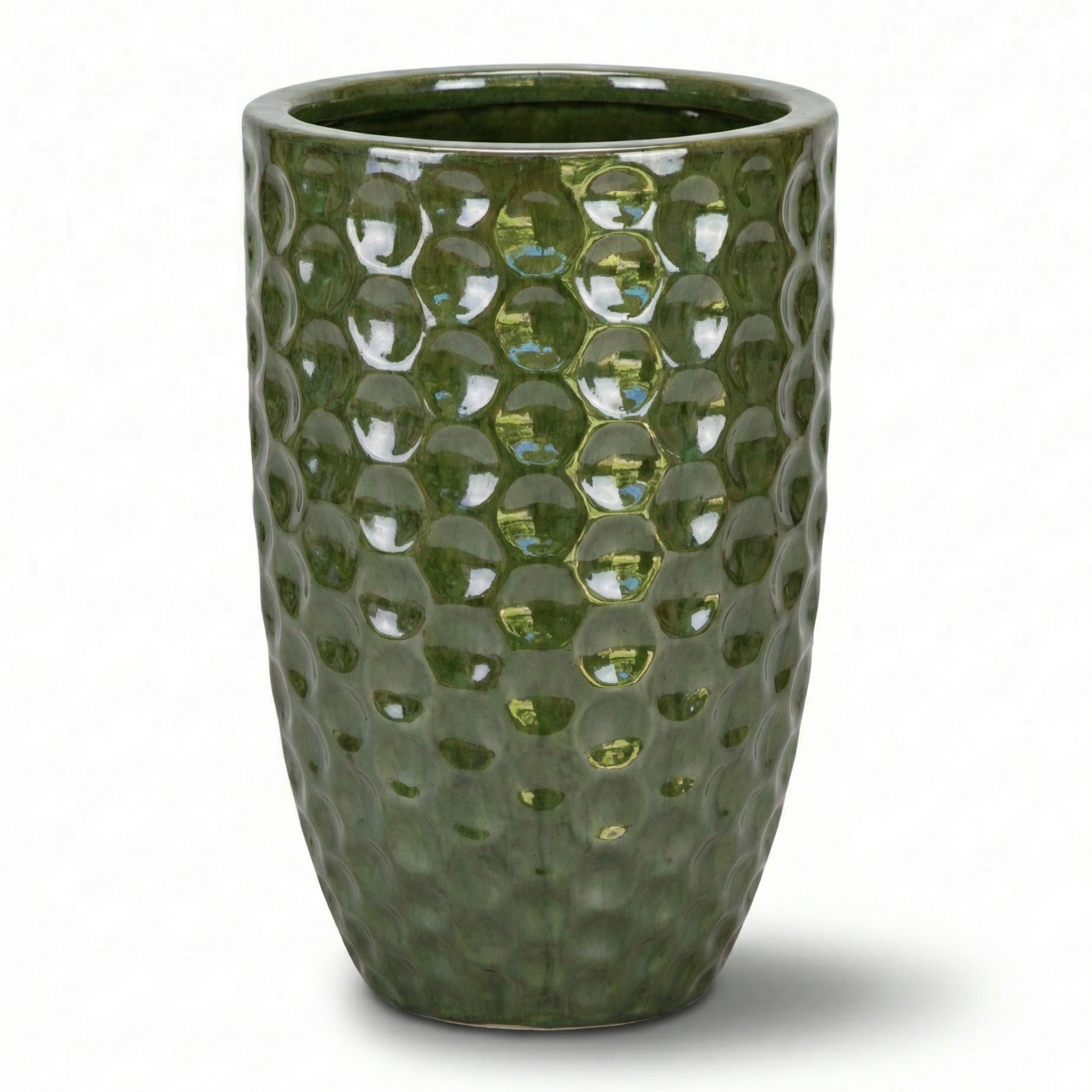 Ceramiczna doniczka MEROVEE Tropikalna zieleń – Provencelia, ręcznie robiona, mrozoodporna