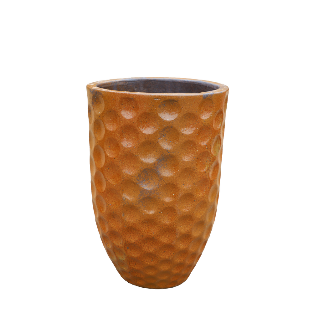 Doniczka ceramiczna MEROVEE - Antyczna rdza - L (30 x 45 cm)