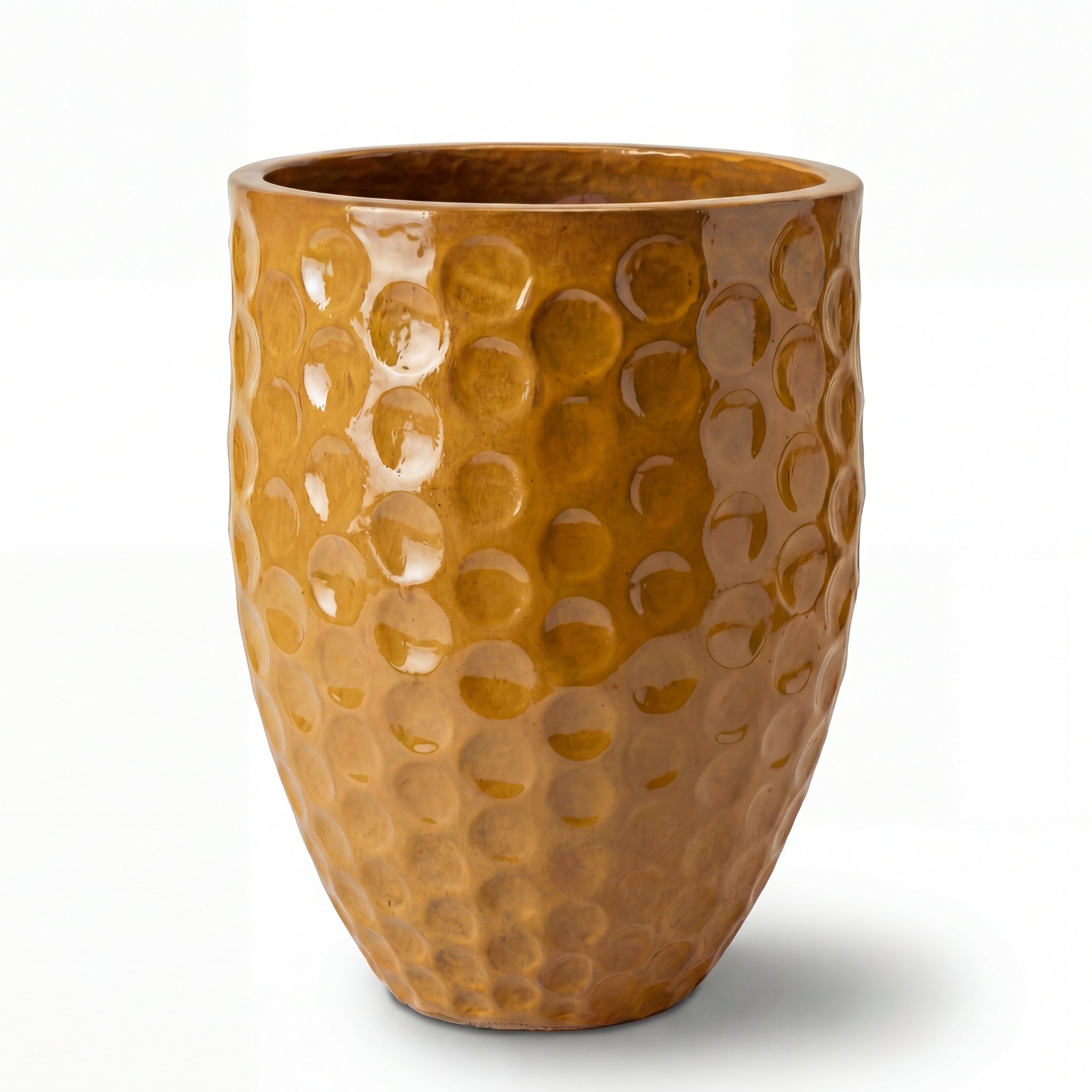 Doniczka ceramiczna MEROVEE - Pustynna żółć - XL (42 x 55 cm)