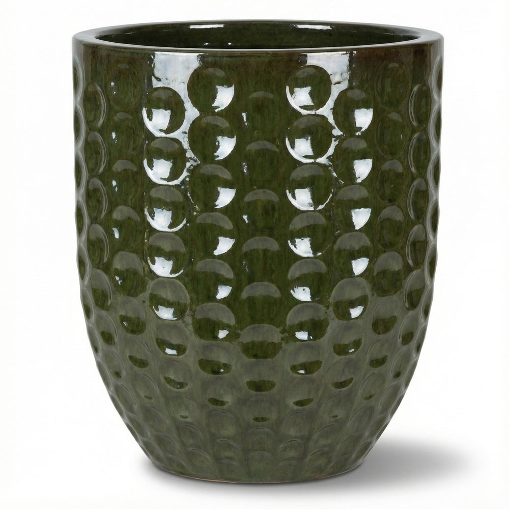Doniczka ceramiczna MEROVEE - Tropikalna zieleń - XXL (55 cm x 65 cm)