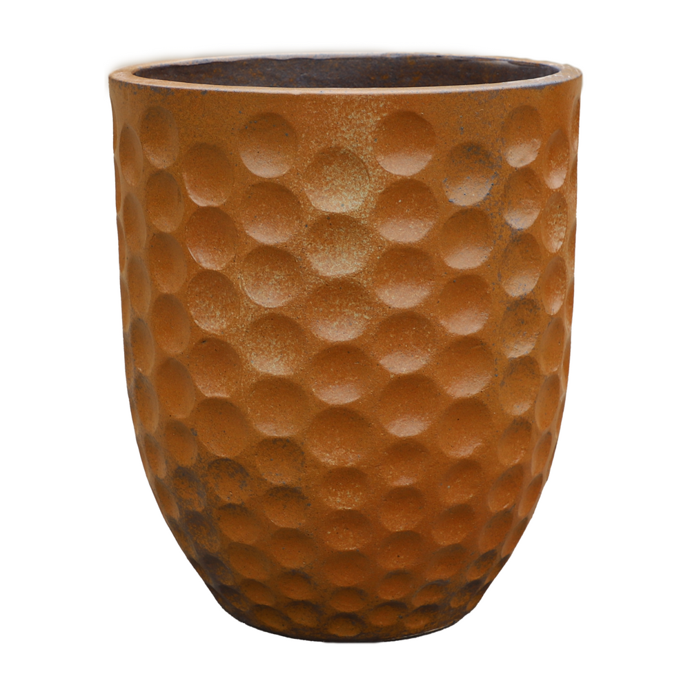 Doniczka ceramiczna MEROVEE - Antyczna rdza - XXL (55 x 65 cm)