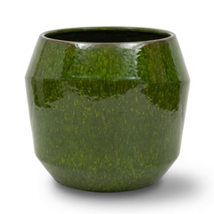 Doniczka ceramiczna Monako - Zielona
