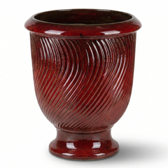 Doniczka ceramiczna Morgane - Ceglasta czerwień