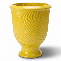 Doniczka ceramiczna Morgane - Żółta - XL (55 x 69 cm)