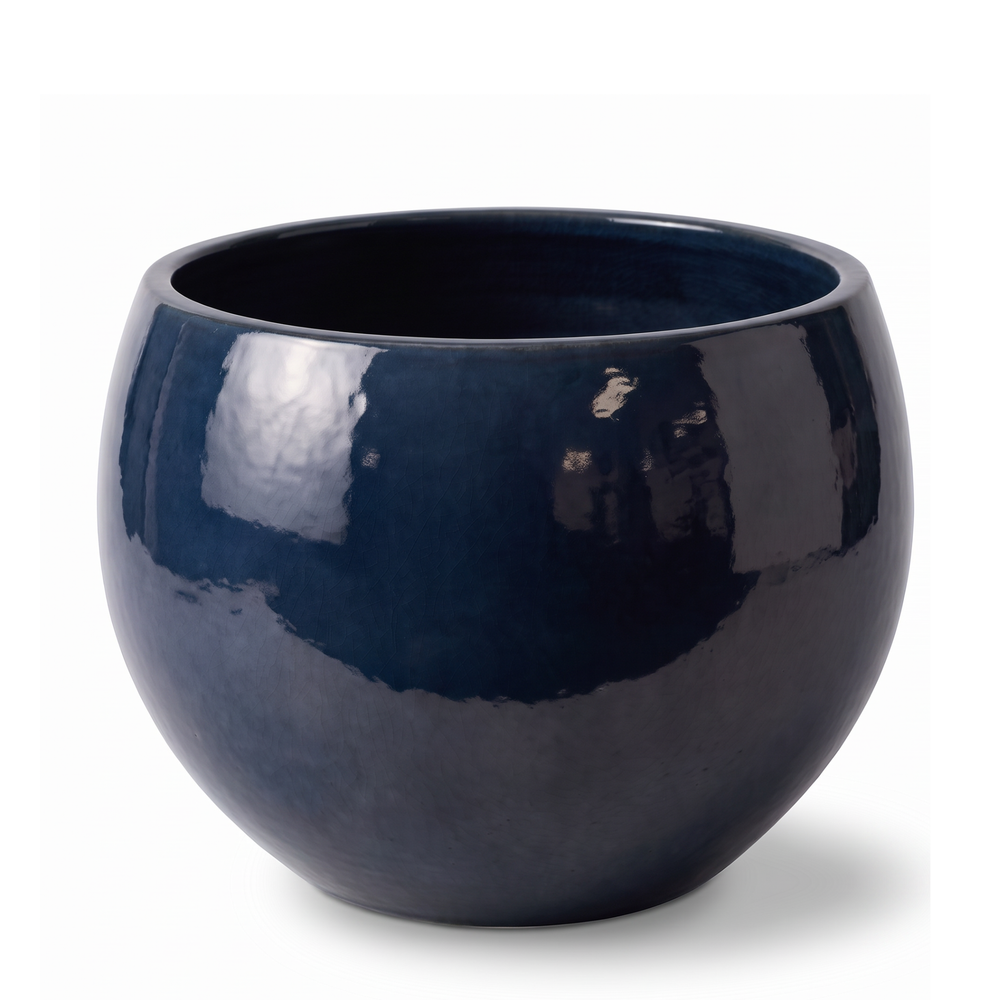 Doniczka ceramiczna Mozart - Szafirowa - XL (56 x 42 cm)