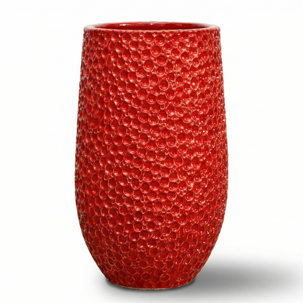 Doniczka ceramiczna Paris - Czerwona - XXL (39 x 63 cm)