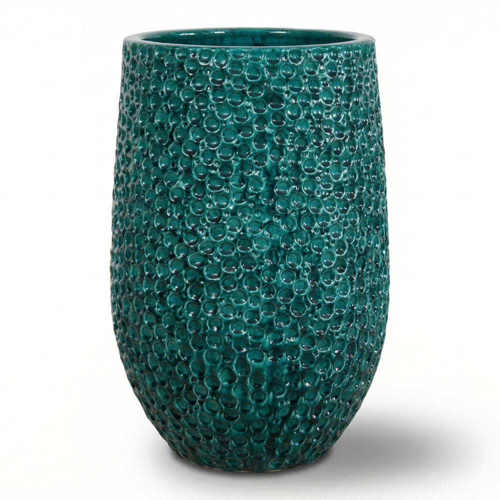 Doniczka ceramiczna Paris - Ciemnozielona - XXL (39 x 63 cm)