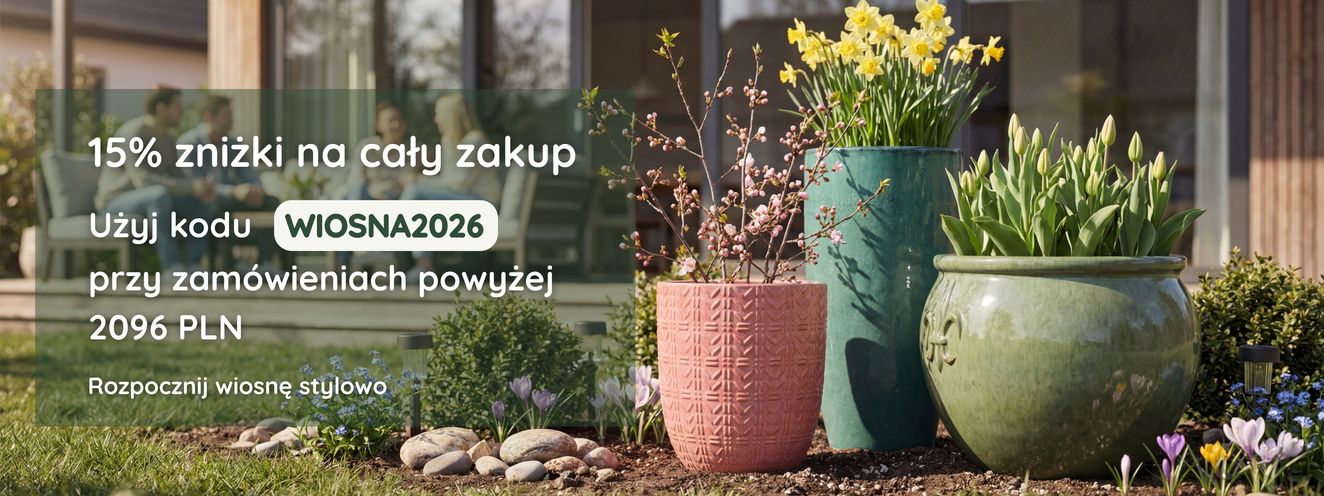 Wiosenna kolekcja doniczek ceramicznych Provencelia — promocja −15 %