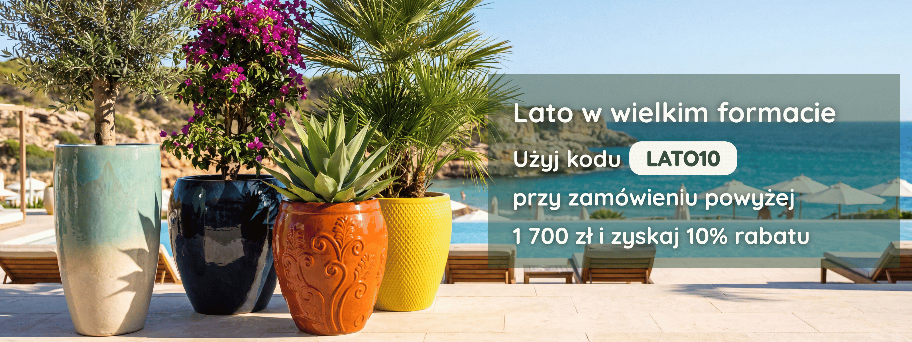 Wiosenna kolekcja doniczek ceramicznych Provencelia — promocja −15 %