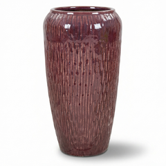Doniczka ceramiczna Pompadour - Ceglasta czerwień