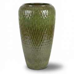 Doniczka ceramiczna Pompadour - Tropikalna zieleń
