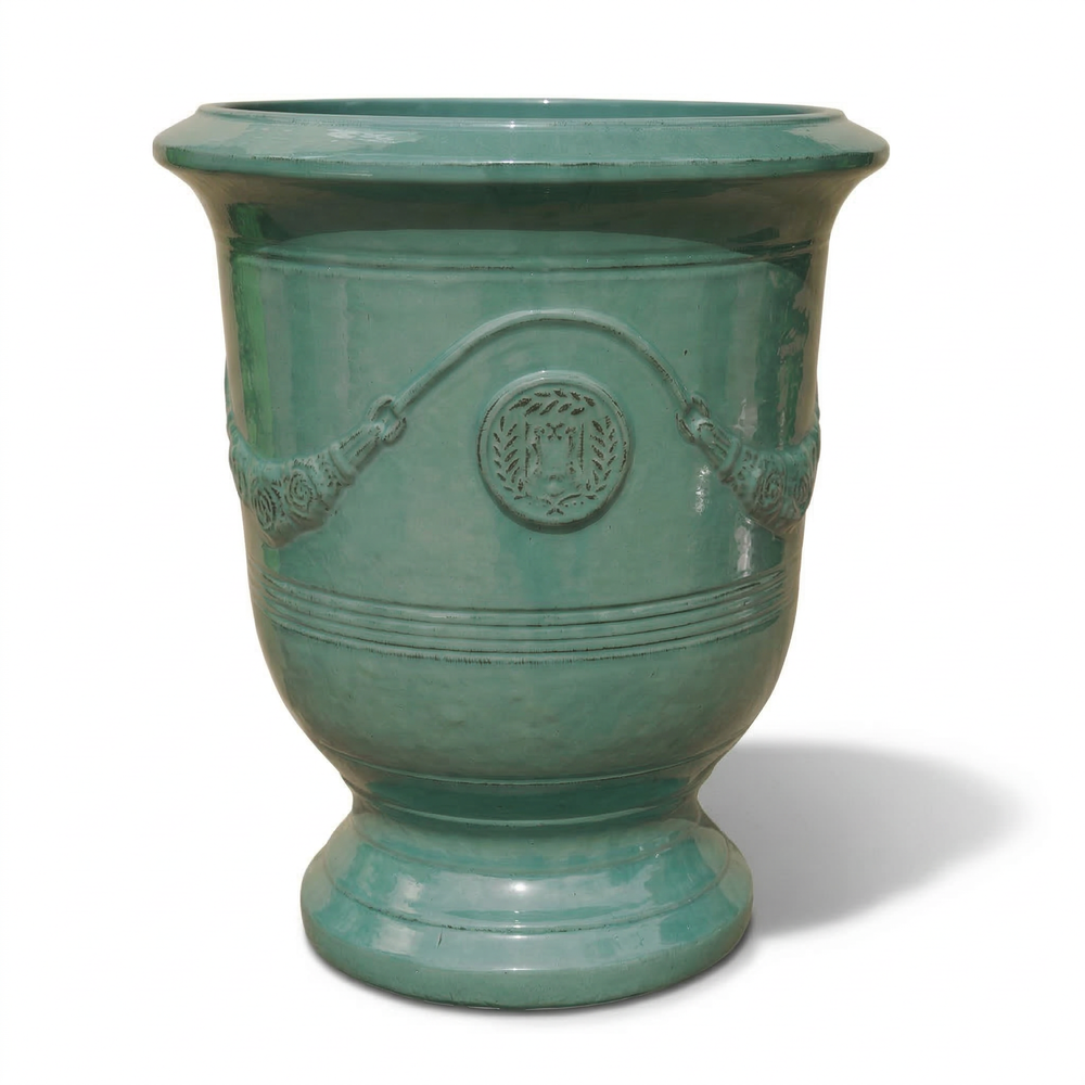 Doniczka ceramiczna RICHELIEU - Nefryt - L (35 x 42 cm)