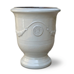 Doniczka ceramiczna RICHELIEU - Perłowa