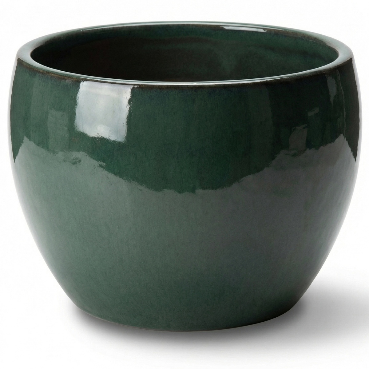 Ceramiczna doniczka ROMULUS Jadeitowy – Provencelia, ręcznie robiona, mrozoodporna