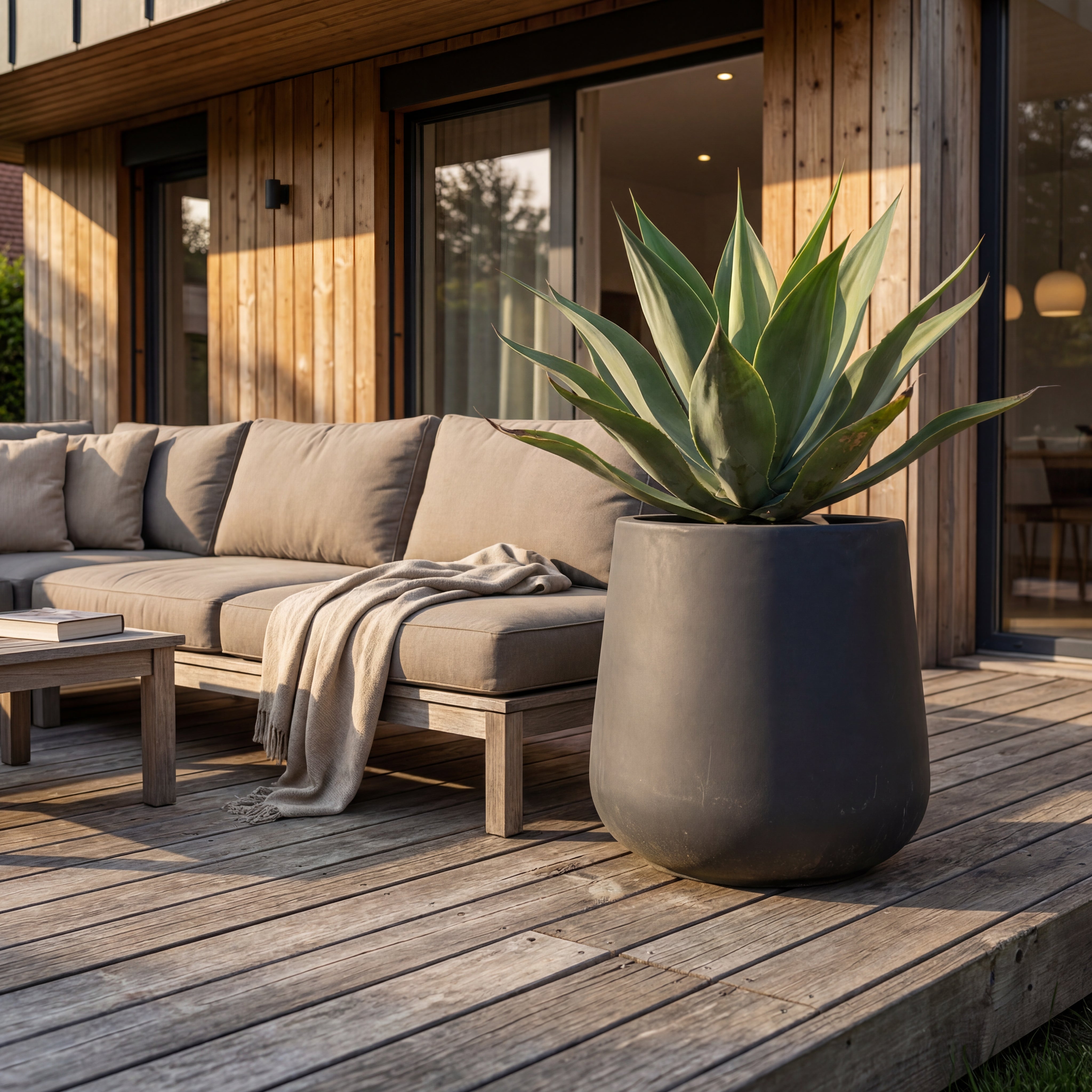 Betonový květináč SILEX - doplňující náhled