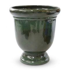 Duża ceramiczna doniczka Titan - Tropikalna zieleń