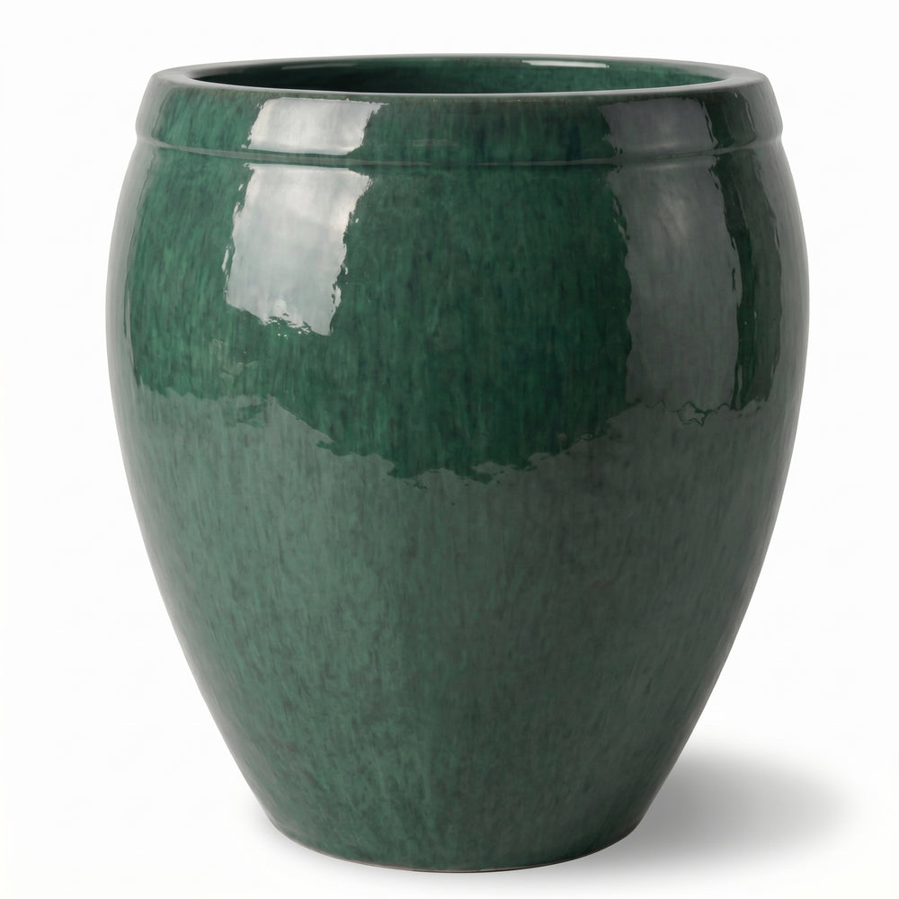 Doniczka ceramiczna Atlas - Nefryt - XXL (75 x 78 cm)