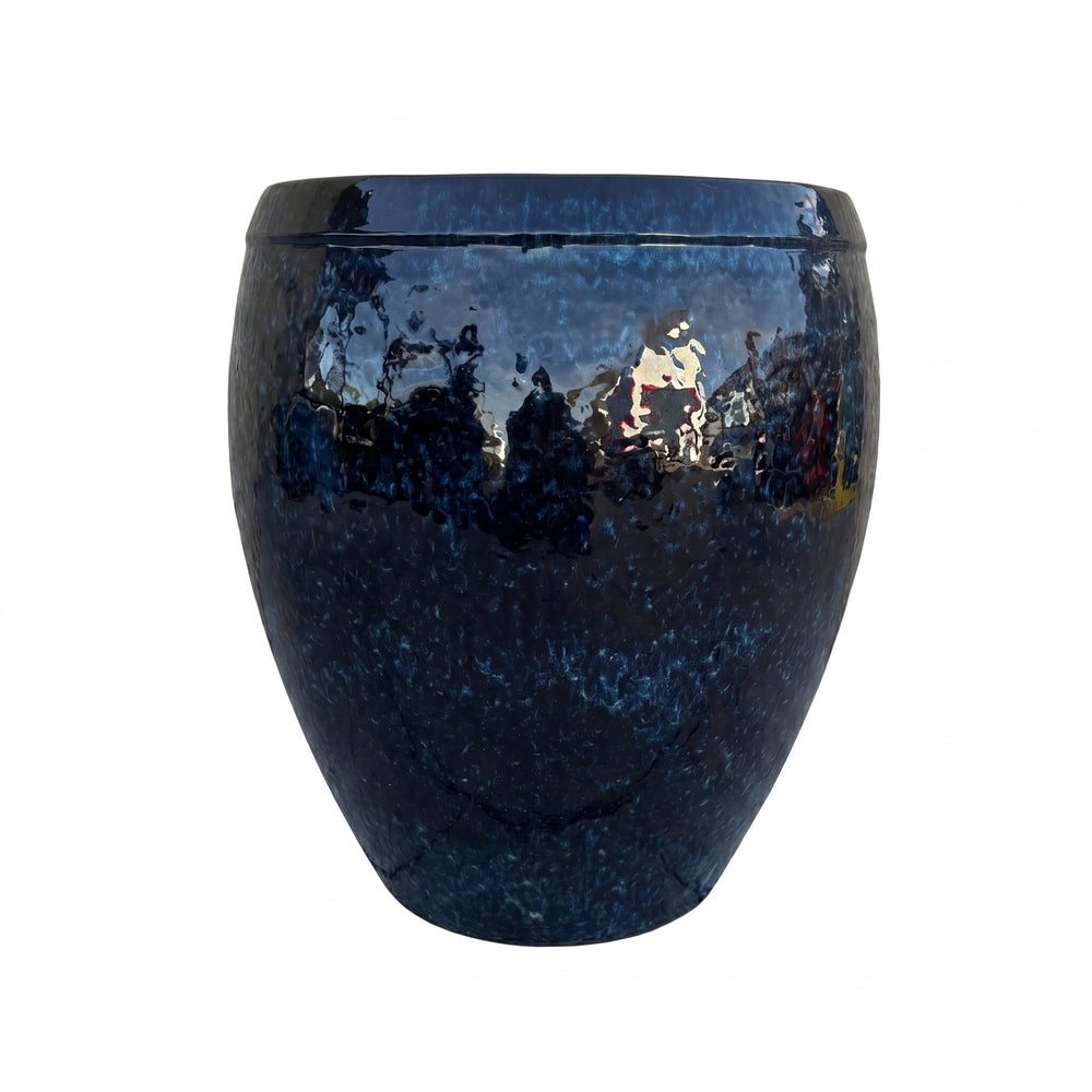 Doniczka ceramiczna Atlas - Północny błękit - XL (52 x 58 cm)