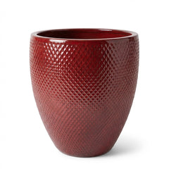 Keramicky květináč Signac - Císařská červená