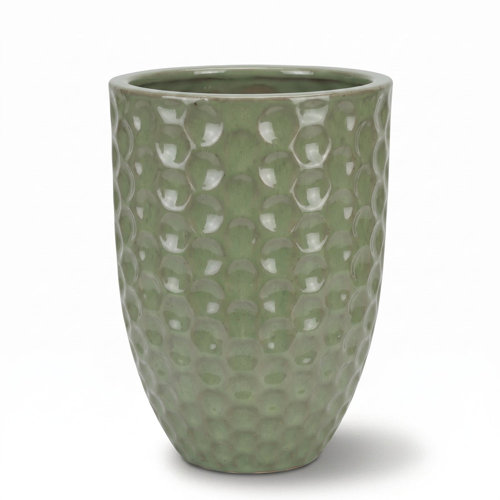 Doniczka ceramiczna MEROVEE - Nefrytowa perła - XL (42 x 55 cm)
