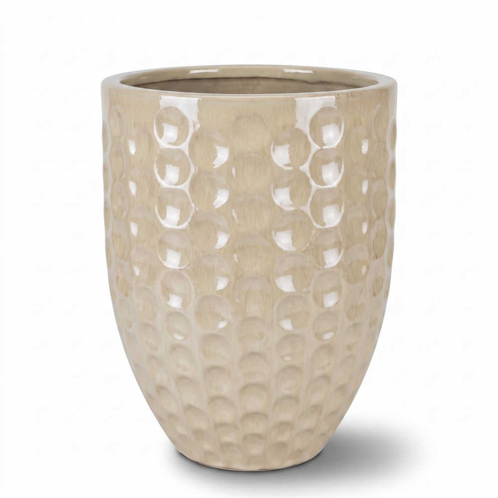 Doniczka ceramiczna MEROVEE - Perłowa - XL (42 x 55 cm)