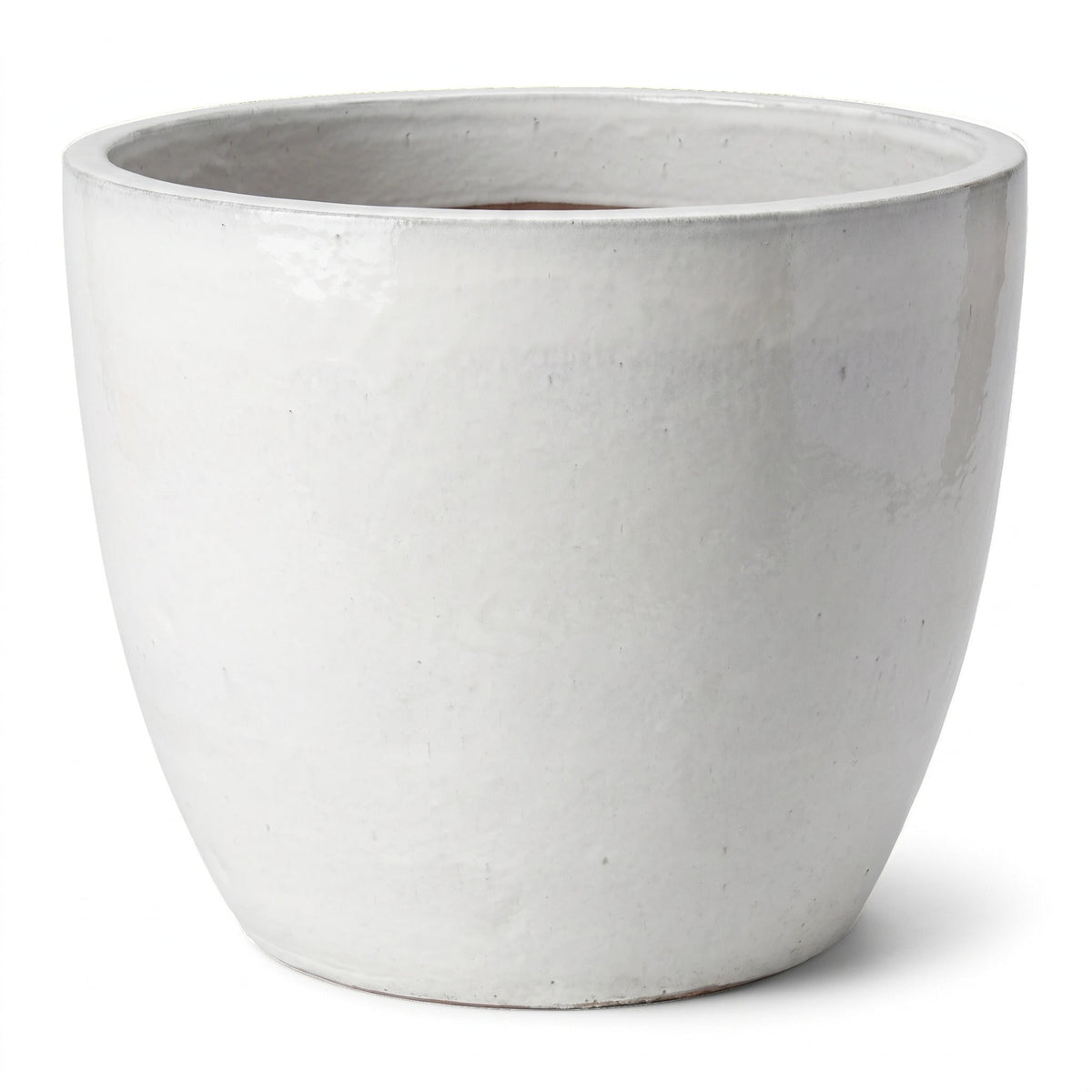 Doniczka ceramiczna LANCELOT - Kremowa - XXL (70 cm x 60 cm)