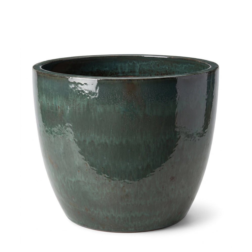 Doniczka ceramiczna LANCELOT - Nefrytowa - XL (58 cm x 51 cm)