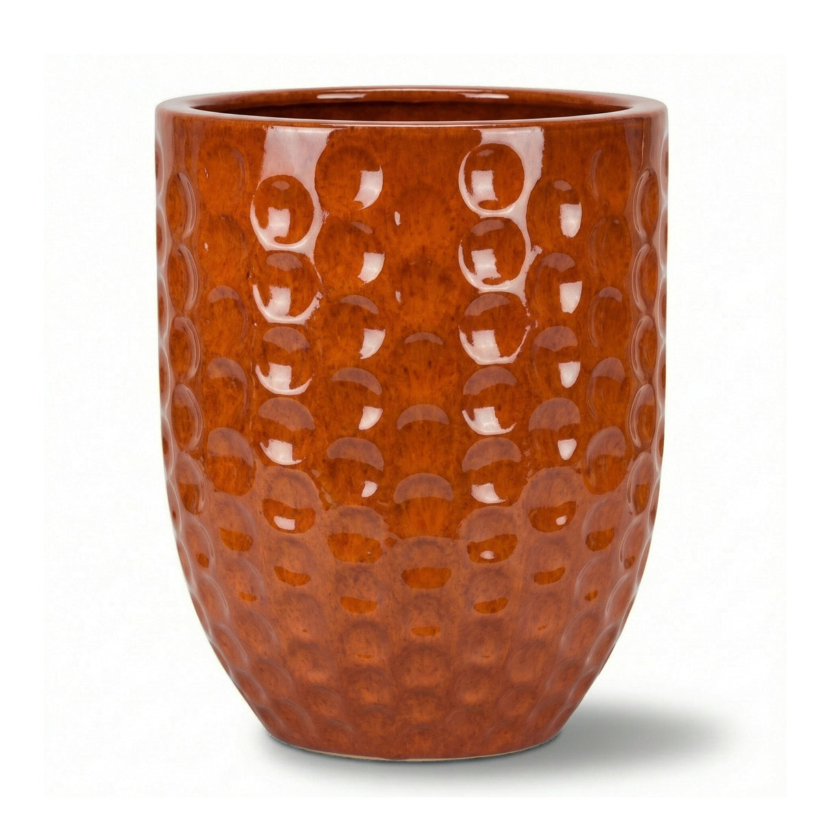 Doniczka ceramiczna MEROVEE - Tropikalna pomarańcza - XXL (55 cm x 65 cm)