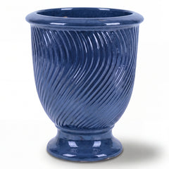 Keramický květináč Morgane - Azurově modrá