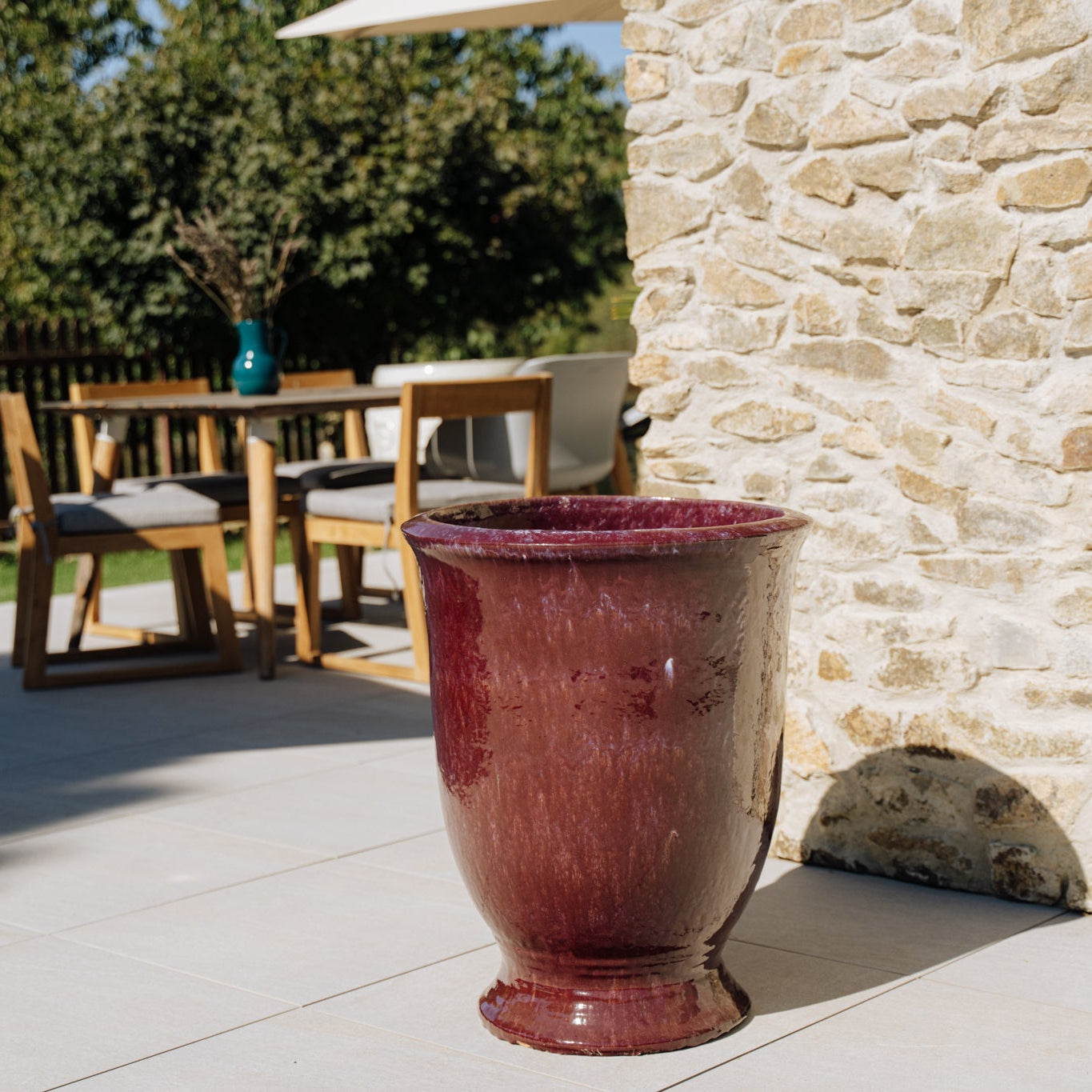 Ceramiczna doniczka Arthur - Fioletowa - Provencelia.cz