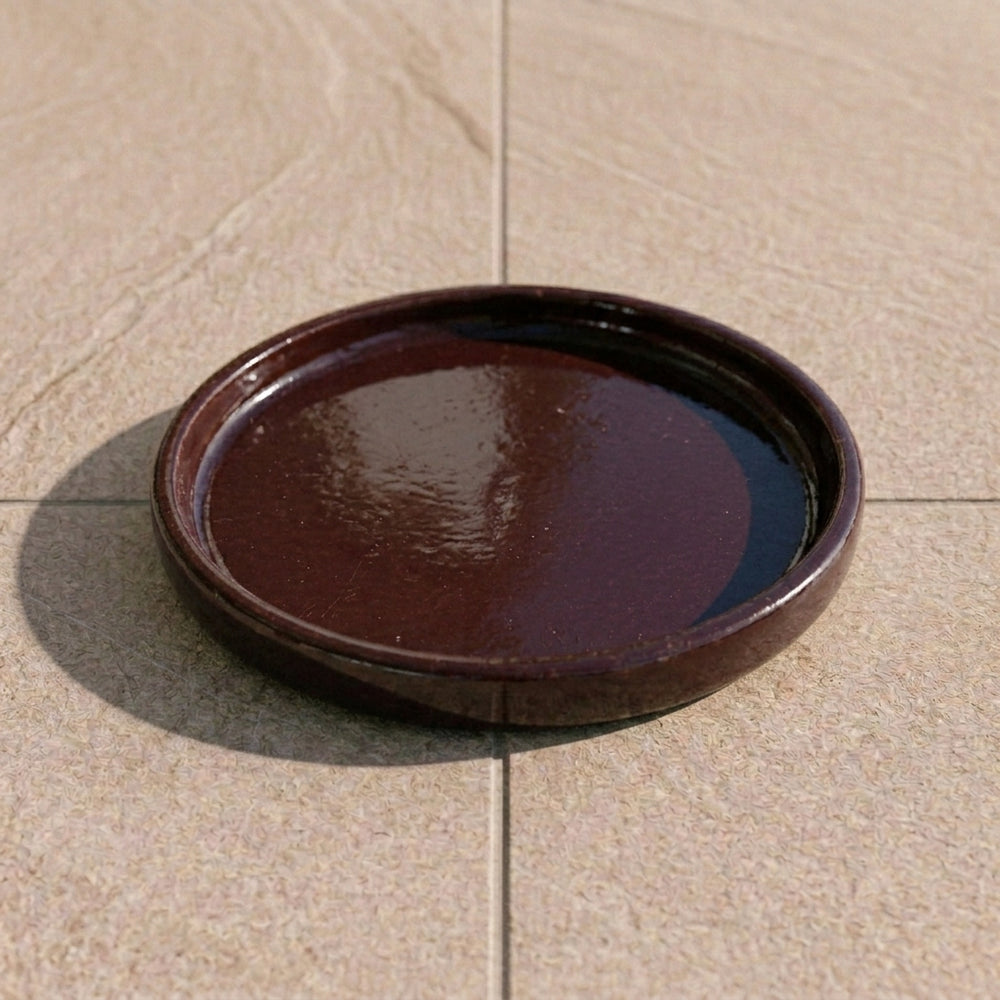 Podstawka pod doniczkę - Bordowa (Ø 20–40 cm)