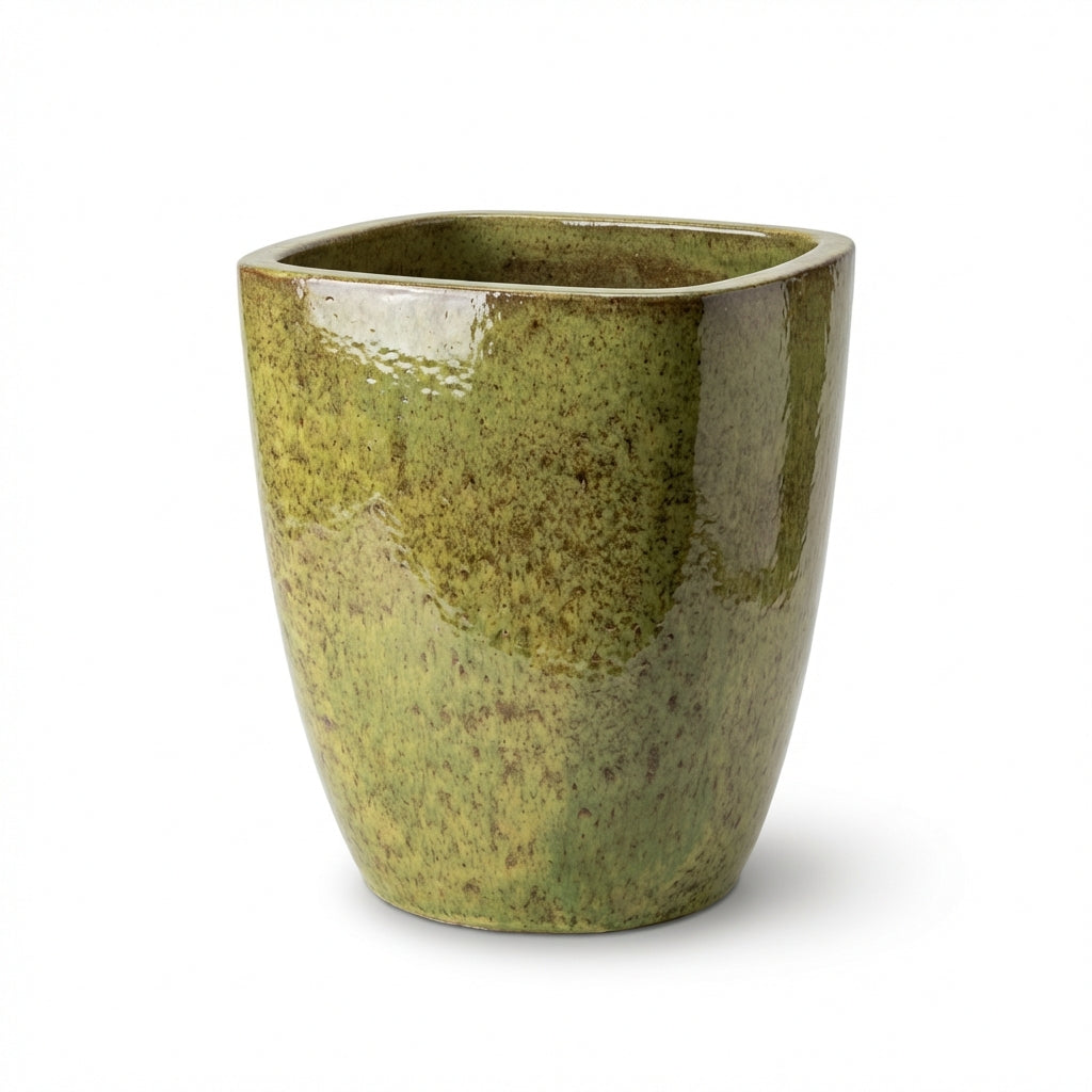 Keramický květináč VAUBAN - Podzimní zelená