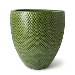 Keramicky květináč Signac - Jablkově zelená