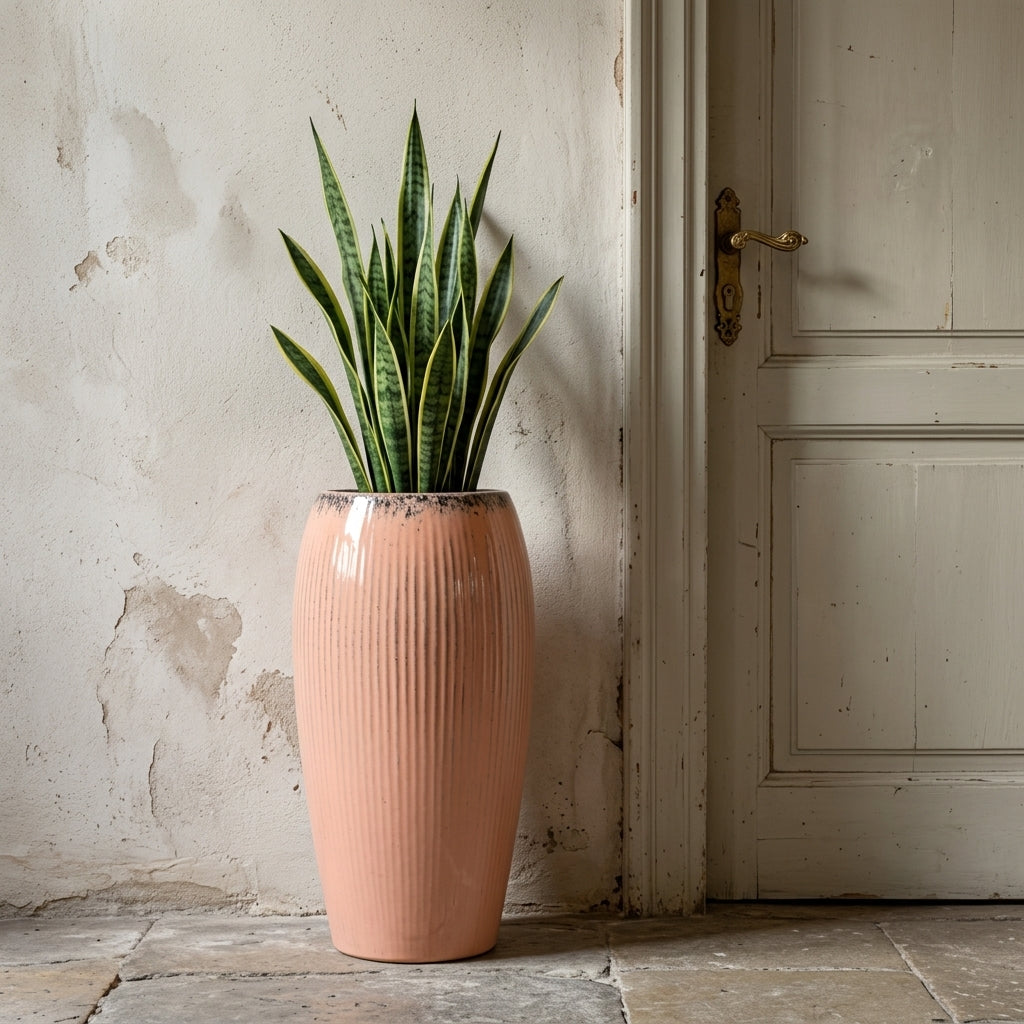 Keramický květináč Milano - Růžová