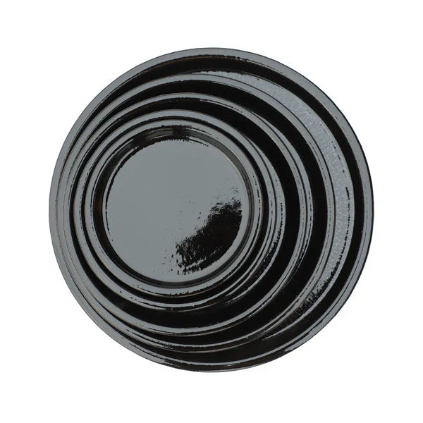 Ceramiczna podstawka Czarna pod doniczkę – mrozoodporna