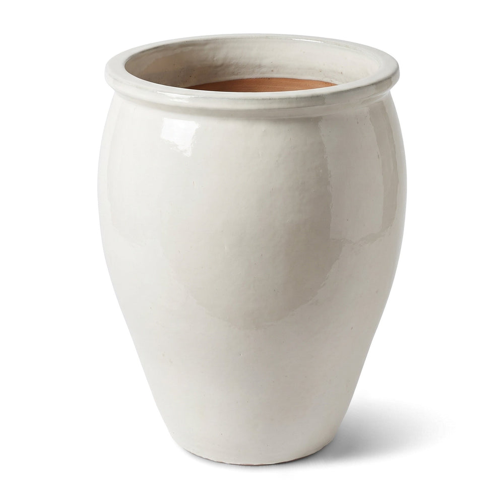 Doniczka ceramiczna BACCHUS - Kremowa - XL (50 cm x 68 cm)