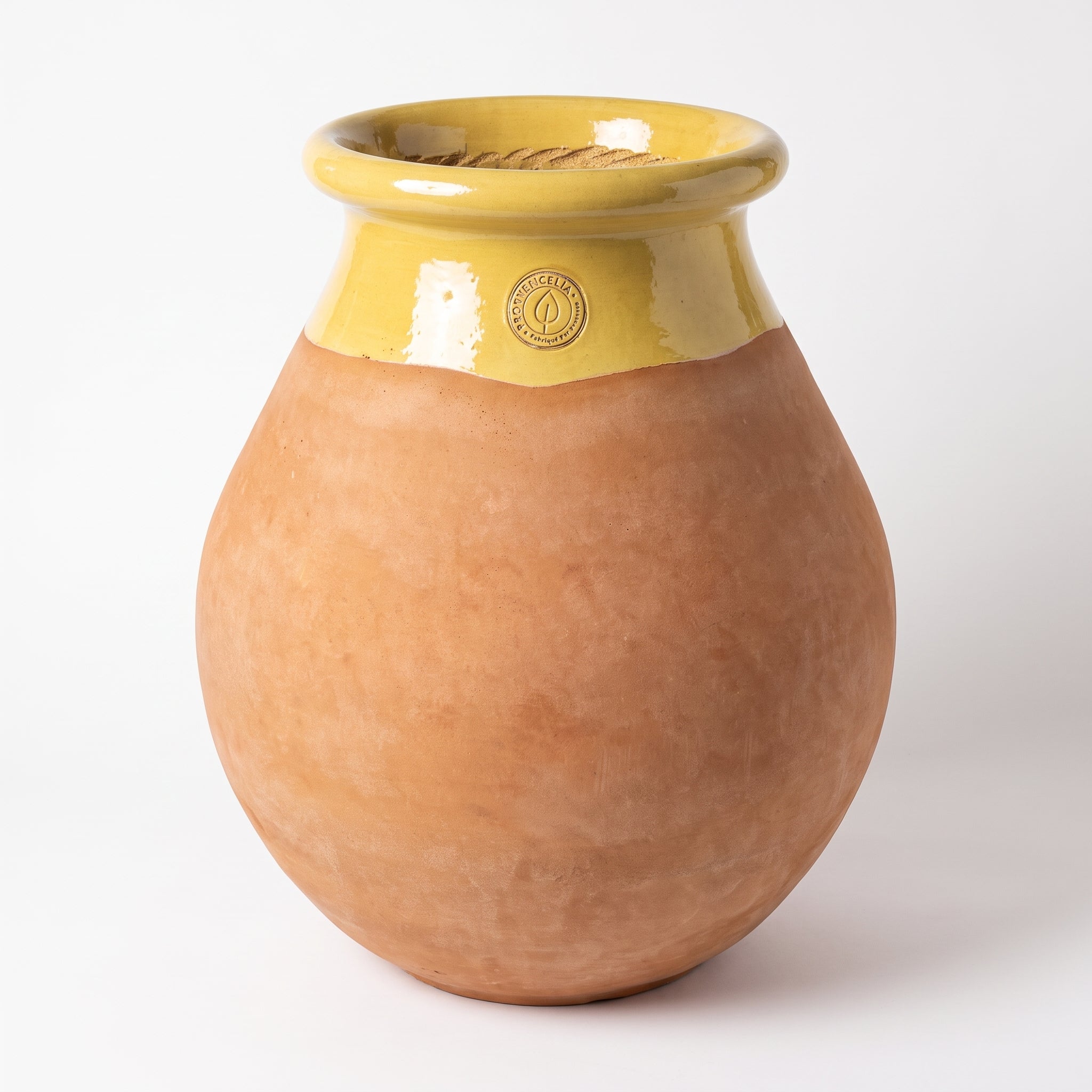 Prowansalski biot MADE IN PROVENCE – terakota cérusée z miodowym kołnierzem - 2XL (85 cm)
