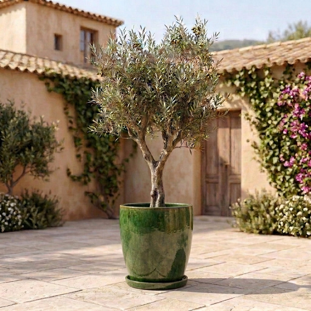 Taca na doniczkę - Tropikalna zieleń