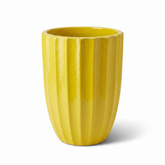 Doniczka ceramiczna Hugo – Żółta