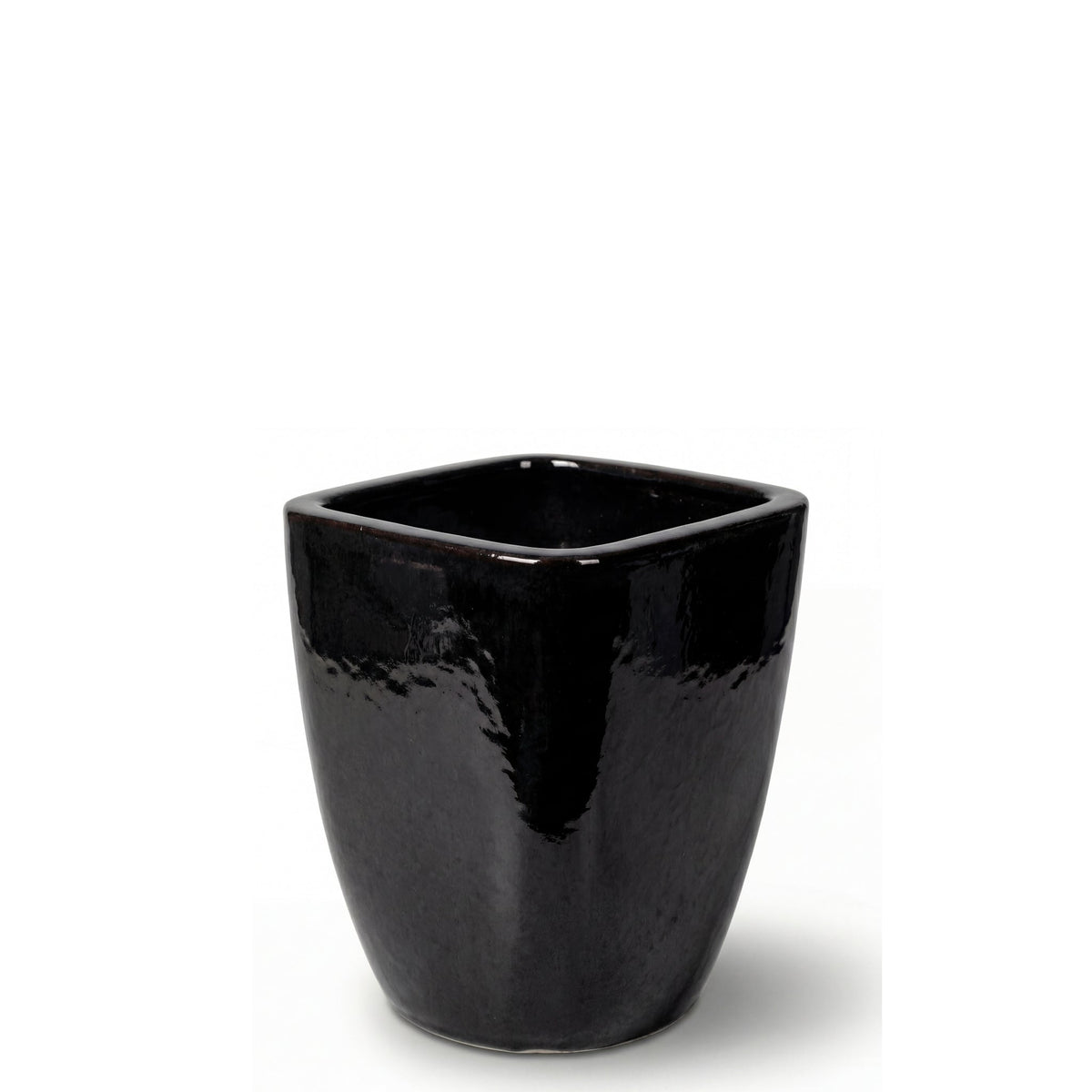 Doniczka ceramiczna VAUBAN – Czarna, S (18 x 21 cm)